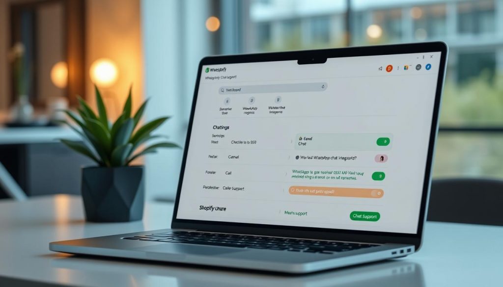 WhatsApp chat installation on Shopify store