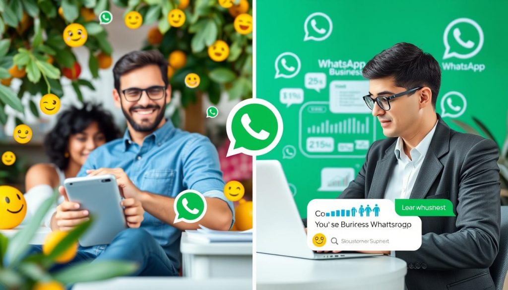 whatsapp vs whatsapp business customer engagement