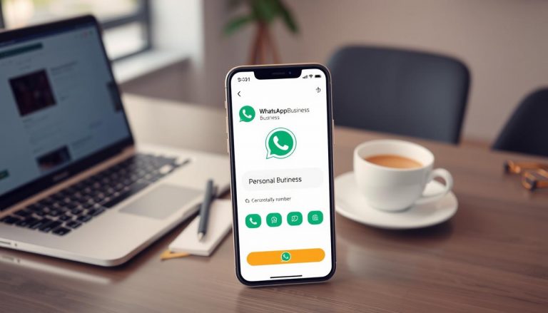 can i use personal number for whatsapp business