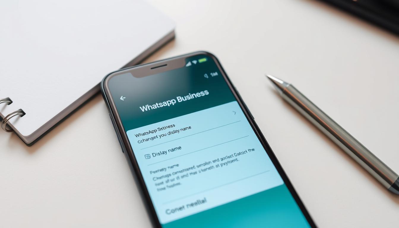 how to change your whatsapp business display name