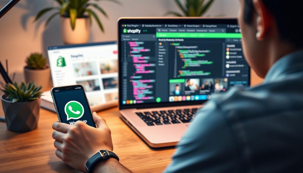 manually adding WhatsApp button