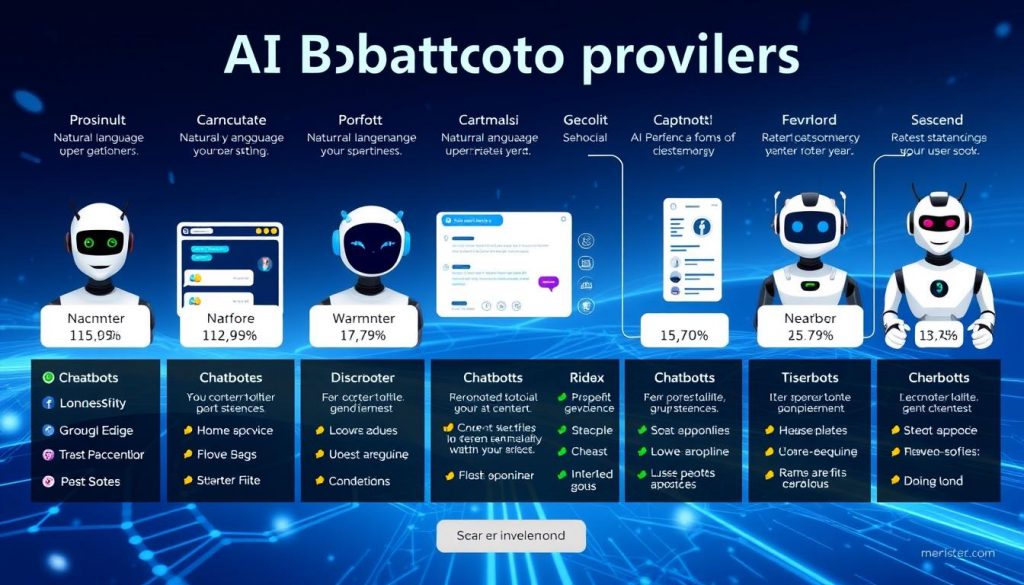 Comparison of leading AI chatbot providers