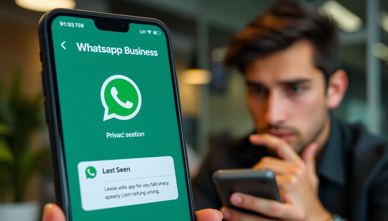 can whatsapp business account see my last seen