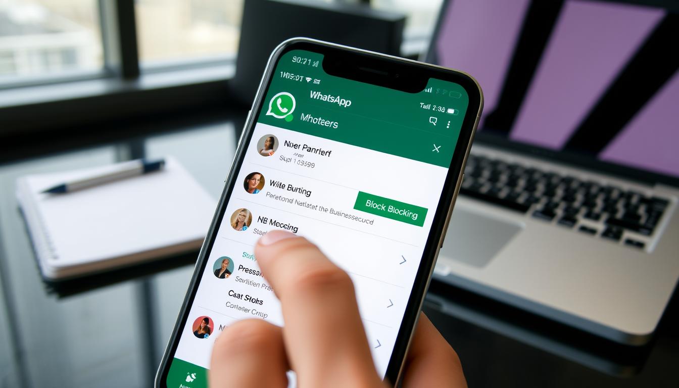 can you block someone on whatsapp business