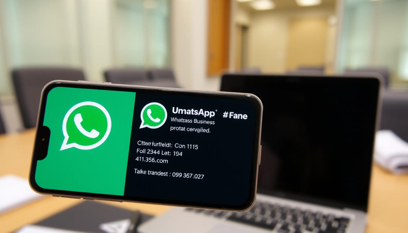 fake whatsapp business account