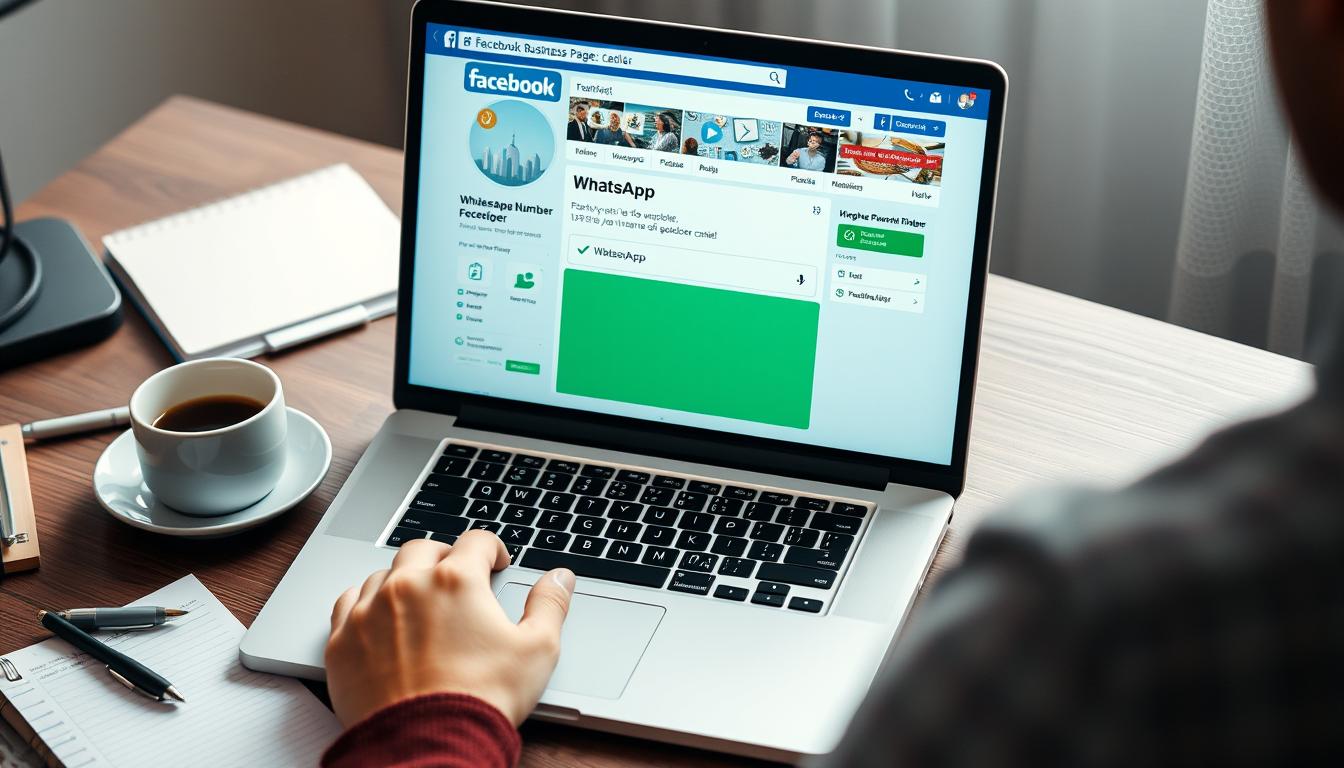 how to change whatsapp number on facebook business page