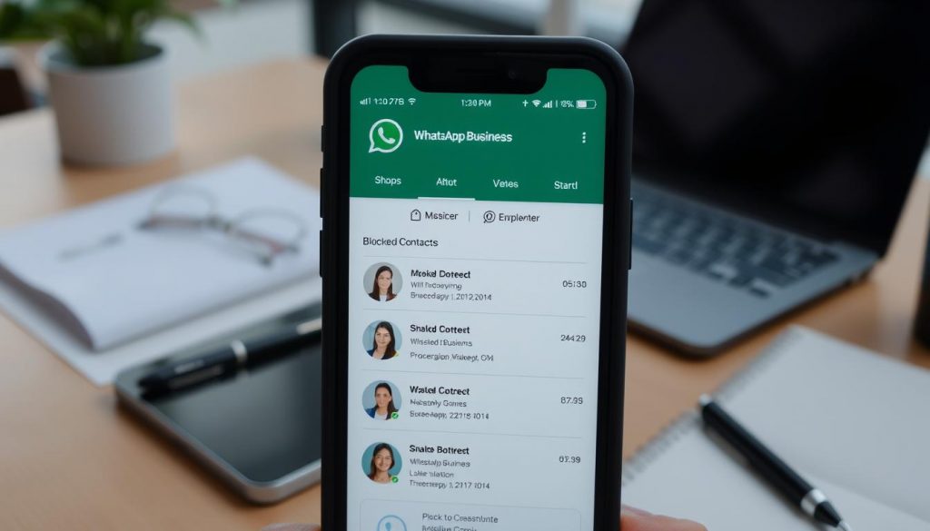 managing blocked contacts in whatsapp business