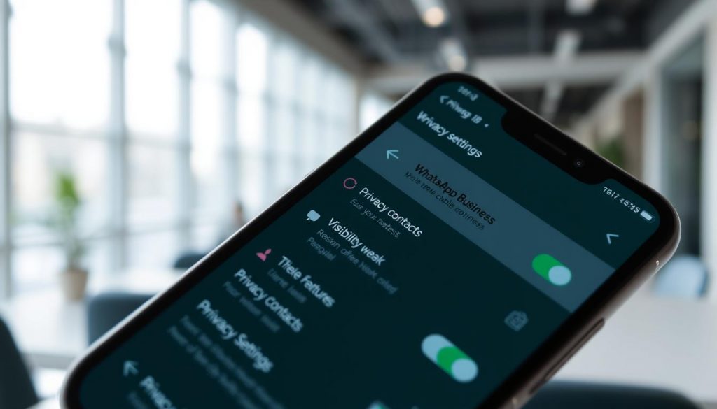 privacy settings in whatsapp business