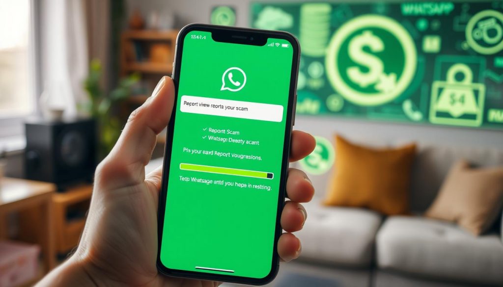 reporting whatsapp scam