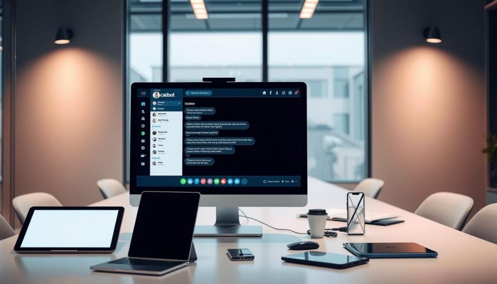 Chatbot technology for client support