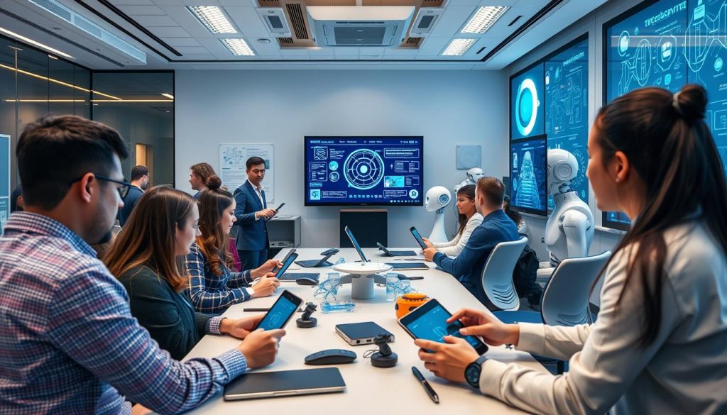 Employee training for automated environment