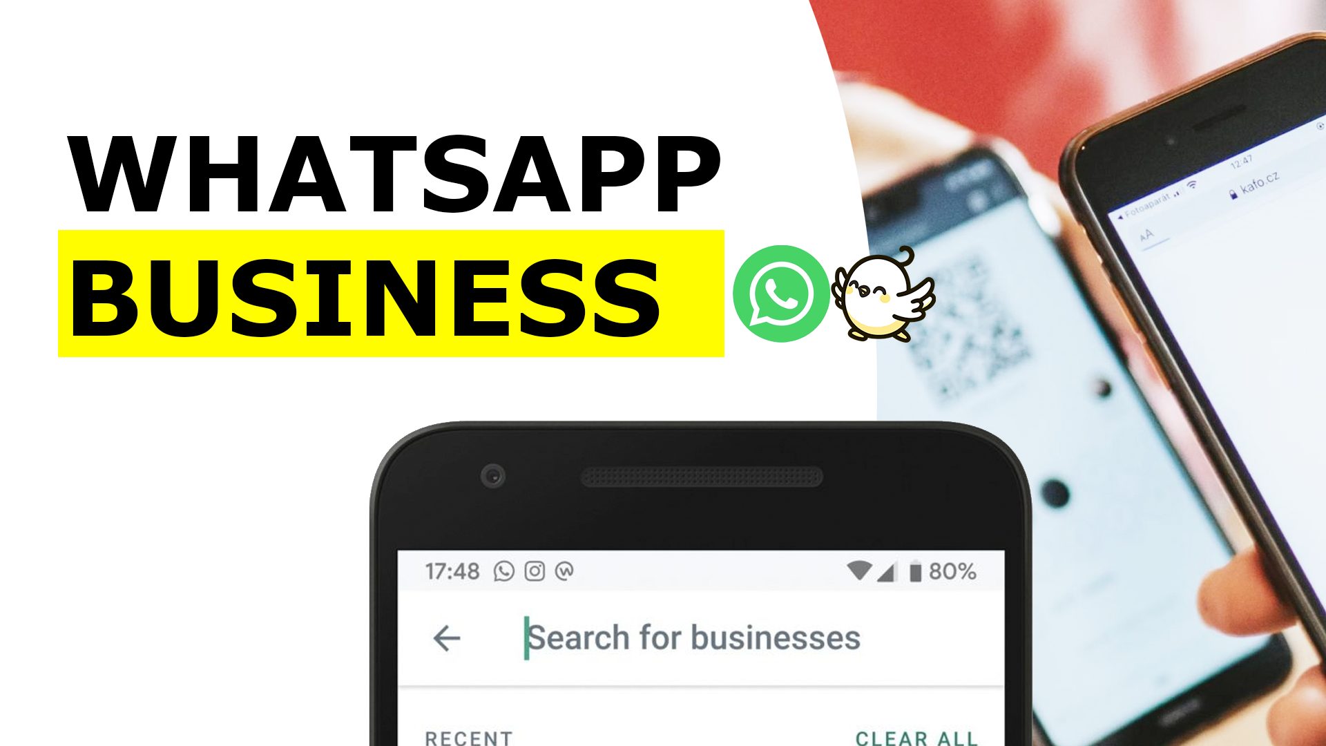 Illustration of a whatsapp business guide
